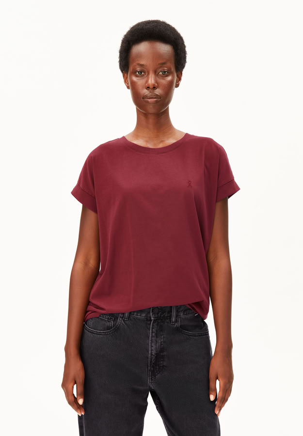 T-Shirt Idaara velvet red von Armedangels T-Shirt Idaara velvet red von Armedangels