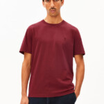 T-Shirt Jaames velvet red von Armedangels T-Shirt Jaames velvet red von Armedangels