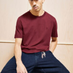 T-Shirt Jaames velvet red von Armedangels T-Shirt Jaames velvet red von Armedangels
