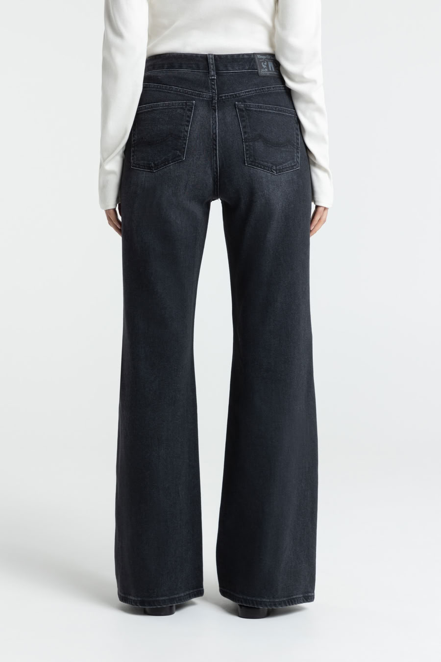 Jeans Kukiko cotton flex black von Kings of Indigo