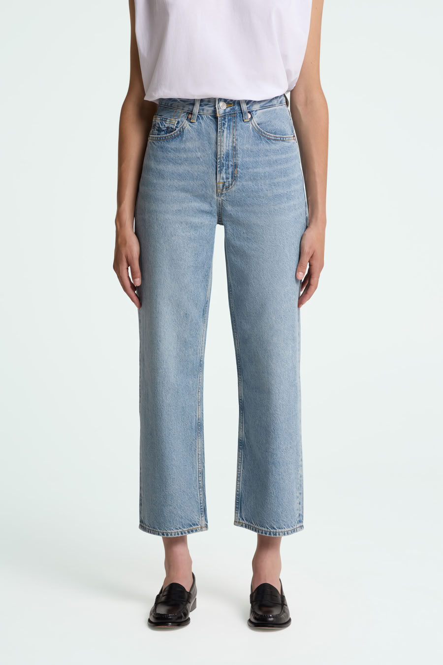 Jeans Liora Cropped cindy light used von Kings of Indigo Jeans Liora Cropped cindy light used von Kings of Indigo
