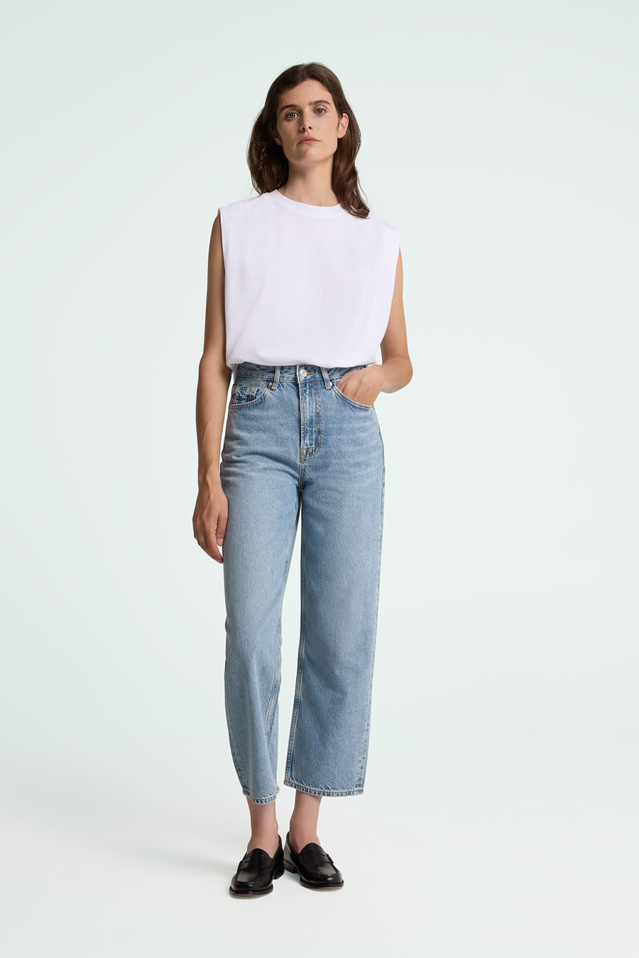 Jeans Liora Cropped cindy light used von Kings of Indigo Jeans Liora Cropped cindy light used von Kings of Indigo