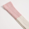 Kniestrümpfe Colourblock off white melange von Lanius