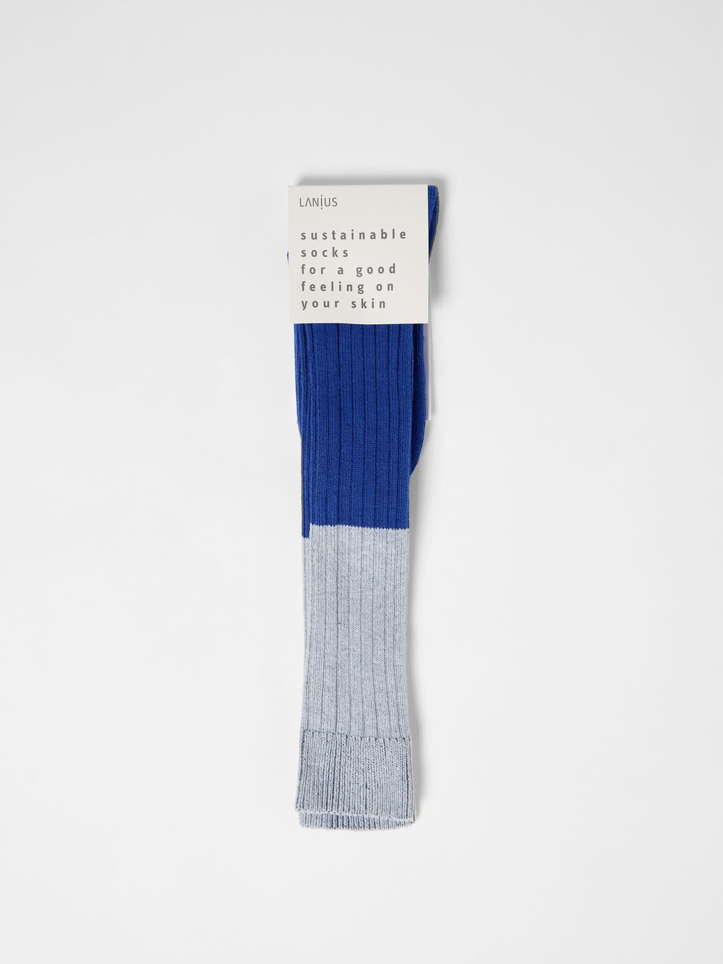 Kniestrümpfe Colourblock violet von Lanius