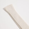 Kniestrümpfe mit Rippe off white melange von Lanius