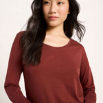 Langarmshirt red mahagony von Lanius Langarmshirt red mahagony von Lanius