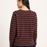 Raglanshirt Langarm bitter chocolate / black von Lanius Raglanshirt Langarm bitter chocolate / black von Lanius