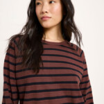 Raglanshirt Langarm bitter chocolate / black von Lanius Raglanshirt Langarm bitter chocolate / black von Lanius
