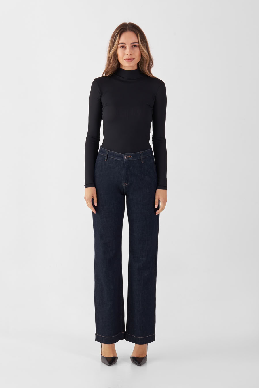 Chino Cosma Flared Soft Denim raw blue von DAWN Chino Cosma Flared Soft Denim raw blue von DAWN