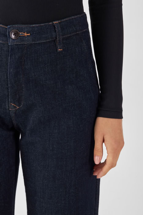Chino Cosma Flared Soft Denim raw blue von DAWN Chino Cosma Flared Soft Denim raw blue von DAWN