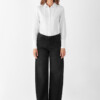 Jeans Ash Barrel Leg Minimal Stretch black denim von DAWN