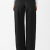 Jeans Ash Barrel Leg Minimal Stretch black denim von DAWN