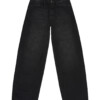 Jeans Ash Barrel Leg Minimal Stretch black denim von DAWN