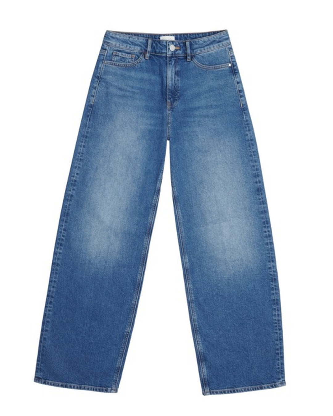 Jeans Ash Barrel Leg Minimal Stretch medium blue von DAWN
