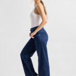 Jeans Blink Wide Barrel Soft Denim - Classic dark blue von DAWN