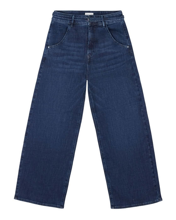 Jeans Blink Wide Barrel Soft Denim - Classic dark blue von DAWN