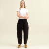 Jeans Moondust Soft Denim - Wide Barrel leg stay black von DAWN