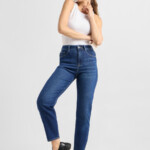 Jeans Stardust O-Shape Soft Denim - Classic dark blue von DAWN