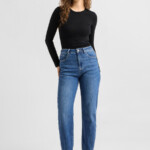 Jeans Stardust O-Shape Soft Denim - Classic medium blue von DAWN