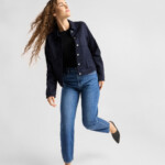 Jeans Stardust O-Shape Soft Denim - Classic medium blue von DAWN