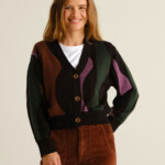 Cardigan Kanan Wavy Stripe multi color von Dedicated. Cardigan Kanan Wavy Stripe multi color von Dedicated.
