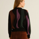 Cardigan Kanan Wavy Stripe multi color von Dedicated. Cardigan Kanan Wavy Stripe multi color von Dedicated.