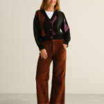 Cardigan Kanan Wavy Stripe multi color von Dedicated. Cardigan Kanan Wavy Stripe multi color von Dedicated.