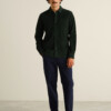 Hemd Varberg Corduroy dark green von Dedicated.