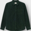 Hemd Varberg Corduroy dark green von Dedicated.