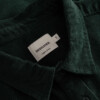 Hemd Varberg Corduroy dark green von Dedicated.