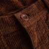Hose Workwear Vara Corduroy cappuccino brown von Dedicated.