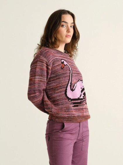 Pullover Arendal TY Swan multi color von Dedicated.