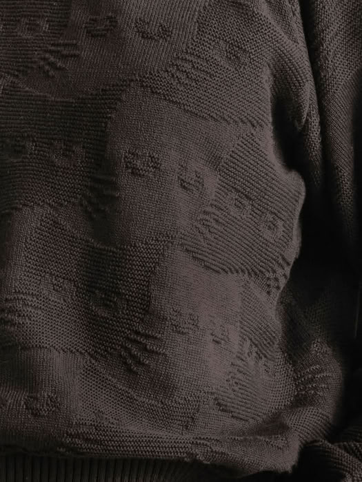 Pullover Husie Pepita Cats Knit black von Dedicated.