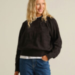 Pullover Husie Pepita Cats Knit black von Dedicated.