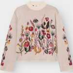 Pullover Limhamn Folk Flower vanilla white von Dedicated. Pullover Limhamn Folk Flower vanilla white von Dedicated.