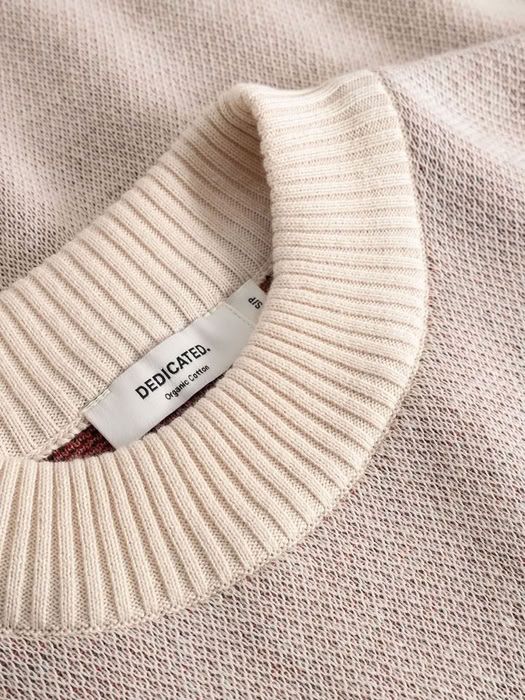 Pullover Limhamn Folk Flower vanilla white von Dedicated. Pullover Limhamn Folk Flower vanilla white von Dedicated.