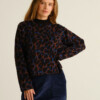 Pullover Limhamn Leopard multi color von Dedicated.