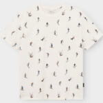 T-shirt Stockholm Ski Team AOP whisper white von Dedicated. T-shirt Stockholm Ski Team AOP whisper white von Dedicated.