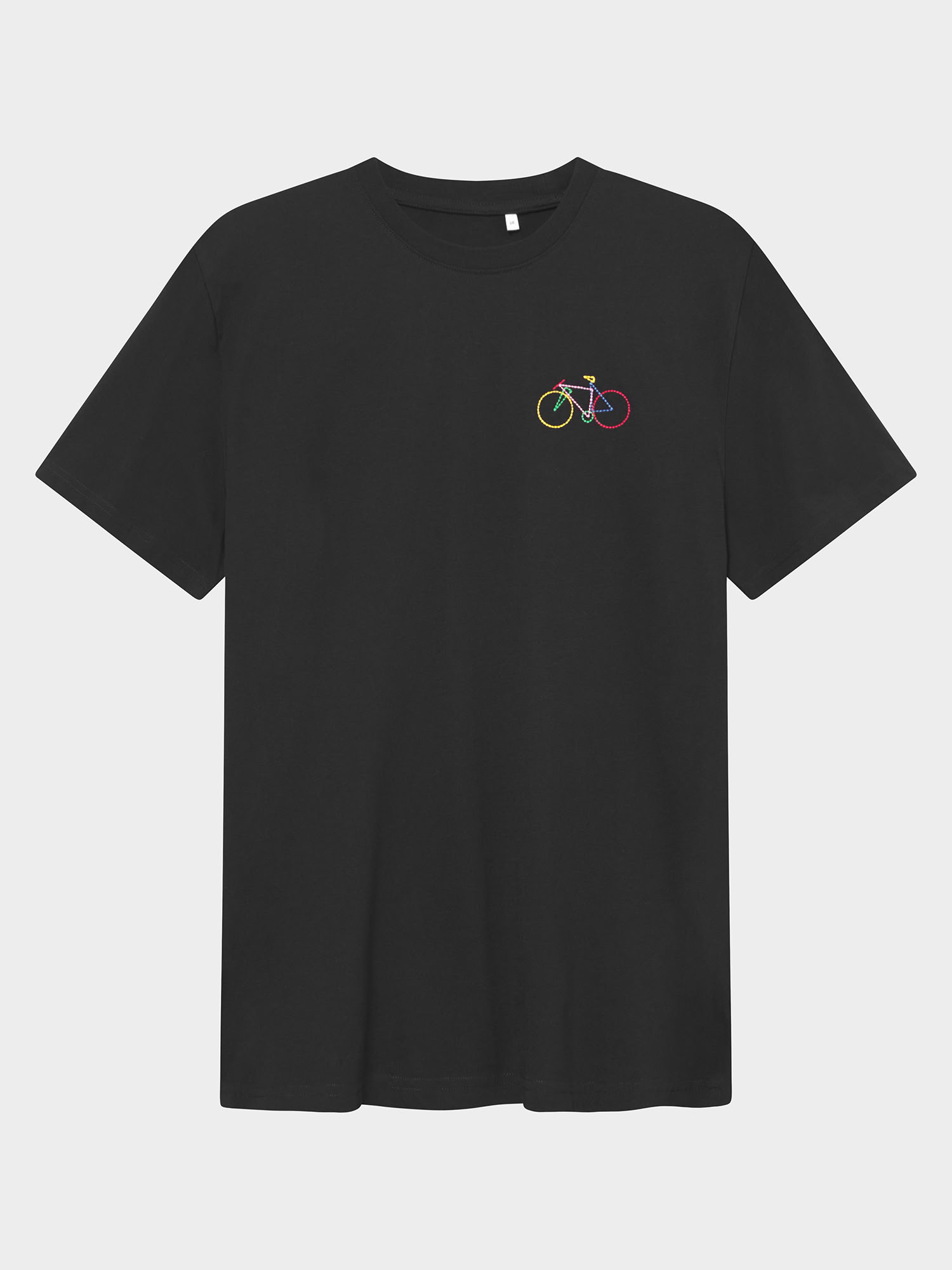 T-shirt Stockholm Small Paper Cut Bike black von Dedicated.