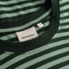 T-shirt Stockholm Stripes dark green/granite green von Dedicated.