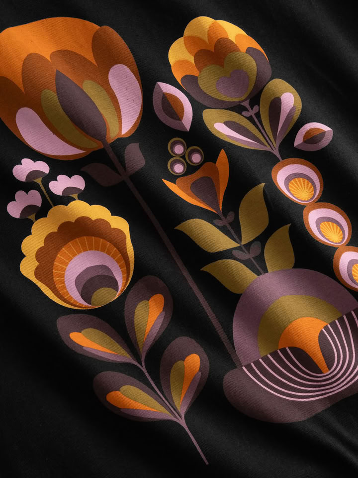 T-shirt Vadstena Autumn Harvest black von Dedicated. T-shirt Vadstena Autumn Harvest black von Dedicated.