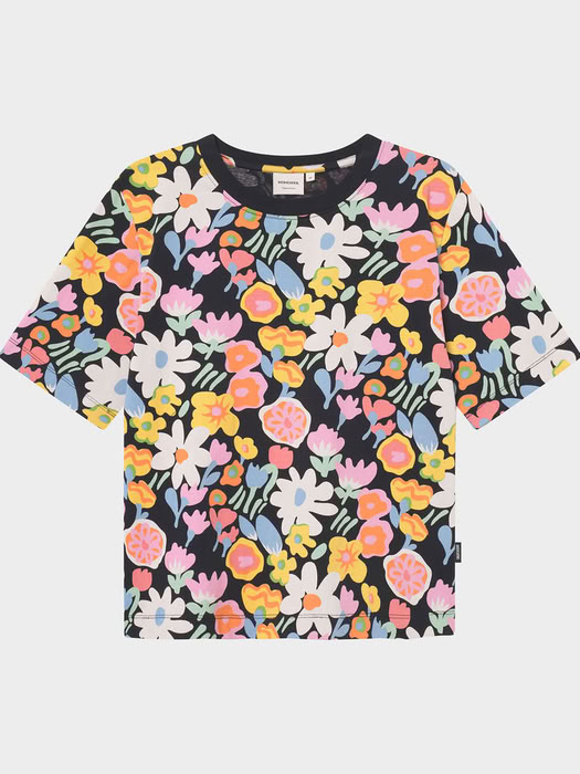 T-shirt Vadstena Meadow Flowers Big multi color von Dedicated.