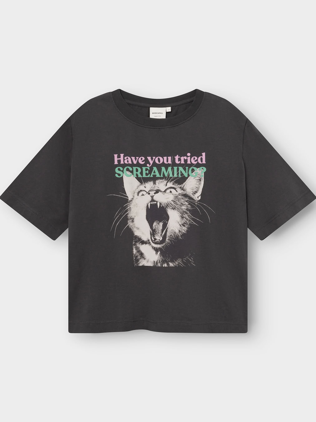 T-shirt Vadstena Screaming Cat multi color von Dedicated.