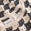 T-shirt Visby Pepita Cats oat white von Dedicated.
