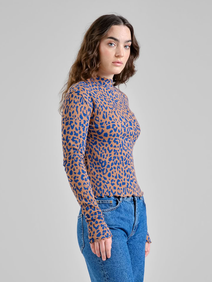 Top Rib Ryd Leopard light brown von Dedicated. Top Rib Ryd Leopard light brown von Dedicated.