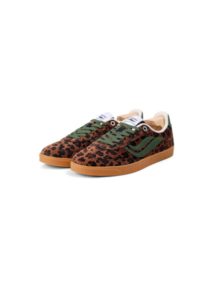 Sneaker G-Volley Animalprint leo/bottlegreen von Genesis Footwear
