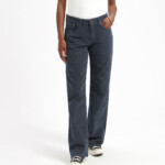 Cordhose Lena Loose ocean blue von Kuyichi
