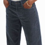 Cordhose Lena Loose ocean blue von Kuyichi