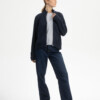 Jacke Rippstrick Kamuka navy von MELAWEAR