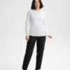 Longsleeve Dhivya weiß von MELAWEAR